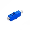 Adaptador Acoplador Óptico LC/UPC para LC/UPC SM, Simplex Monomodo Azul sem Flange