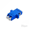 Adaptador Acoplador Óptico LC/UPC para LC/UPC SM, Duplex Monomodo Azul com Flange