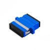 Adaptador Acoplador Óptico SC/UPC para SC/UPC SM, Duplex Monomodo Azul com Flange