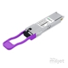 100GBASE-LR1 BXU QSFP28 BIDI, PAM4 Tx1270/Rx1330nm 10Km SMF DDM LC Simplex, transceptor óptico Miljet