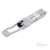 100GBASE-ZR4 BXU QSFP28 BIDI, PAM4 Tx1280/Rx1300nm LWDM 80Km SMF, EML+SOA, DDM LC Simplex, transceptor óptico Miljet