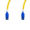 Cordão Óptico 20m, LC/UPC-LC/UPC, SM BLI G657-A1 9/125, OS2 Simplex 3.0mm LSZH Amarelo, Fibra Monomodo Miljet