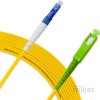 Cordão Óptico 25m, LC/UPC-SC/APC SM BLI G657-A1 9/125, OS2 Simplex 3.0mm LSZH Amarelo, Fibra Monomodo Miljet