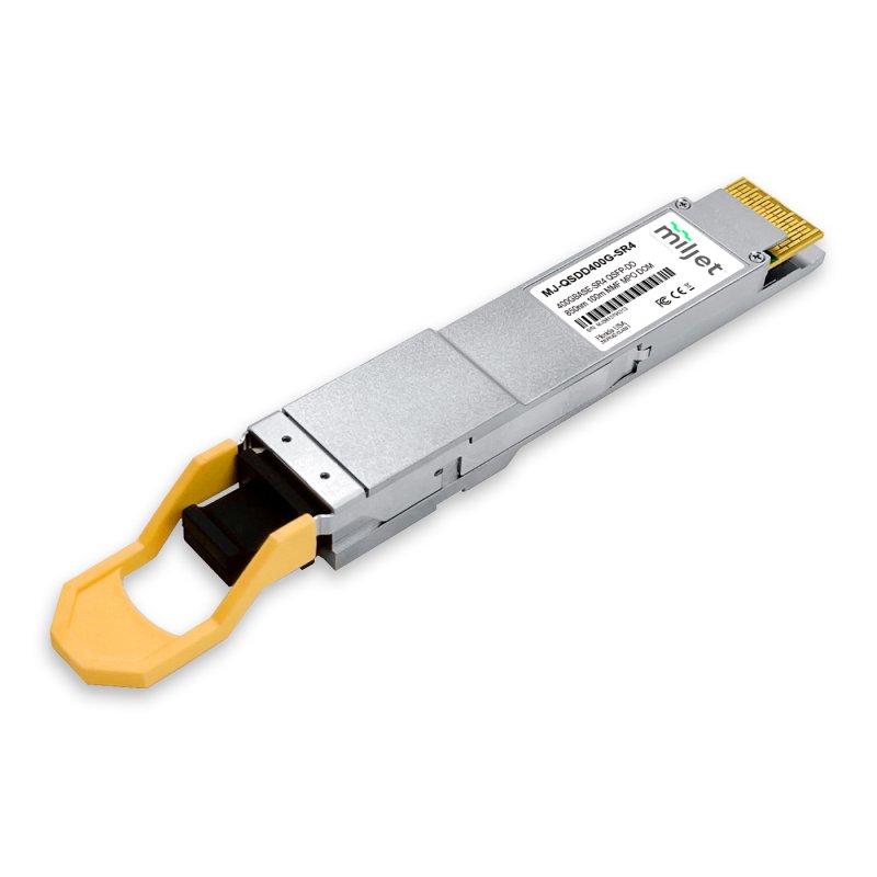 400GBASE-SR4 QSFP-DD PAM4, 850nm 100m MMF DDM MPO-12, transceptor óptico Miljet