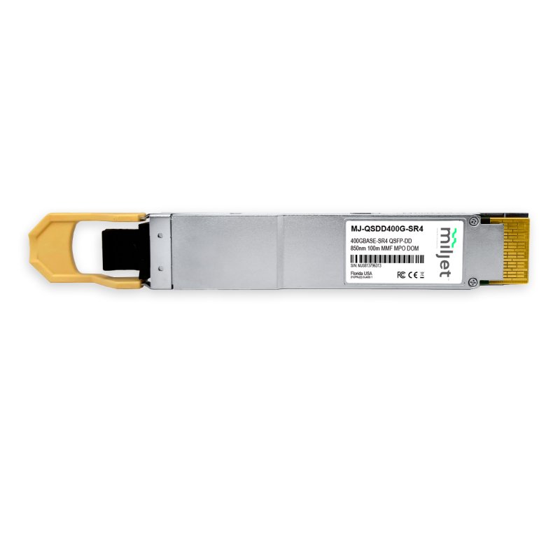400GBASE-SR4 QSFP-DD PAM4, 850nm 100m MMF DDM MPO-12, transceptor óptico Miljet