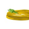 Cordão Óptico 10m, LC/APC-SC/APC, SM BLI G657-A2 9/125, OS2 Duplex 2.0mm LSZH Amarelo, Fibra Monomodo Miljet