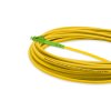 Cordão Óptico 10m, LC/APC-SC/APC, SM BLI G657-A2 9/125, OS2 Simplex 3.0mm LSZH Amarelo, Fibra Monomodo Miljet