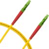 Cordão Óptico 2.5m, LC/APC-LC/APC, SM BLI G657-A2 9/125, 0.12dB IL OS2 Simplex 3.0mm LSZH Amarelo, Fibra Monomodo Miljet