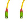 Cordão Óptico 2.5m, LC/APC-LC/APC, SM BLI G657-A2 9/125, 0.12dB IL OS2 Simplex 3.0mm LSZH Amarelo, Fibra Monomodo Miljet