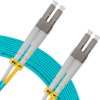 Cordão Óptico 30m, LC/UPC-LC/UPC, MM G651.1 50/125, OM3 Duplex 2.0mm LSZH Aqua, Fibra Multimodo Miljet