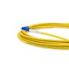 Cordão Óptico 3m, LC/UPC-SC/UPC, SM BLI G657-A2 9/125, OS2 Simplex 3.0mm LSZH Amarelo, Fibra Monomodo Miljet