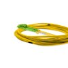 Cordão Óptico 5m, LC/APC-SC/APC, SM BLI G657-A2 9/125, OS2 Duplex 2.0mm LSZH Amarelo, Fibra Monomodo Miljet