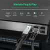 Cabo 40G QSFP+ para QSFP+ 5m, DAC Direct Attach Copper, Twinax Cabo PVC 26AWG Miljet