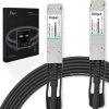 Cabo 40G QSFP+ para QSFP+ 7m, DAC Direct Attach Copper, Twinax Cabo PVC 24AWG Miljet