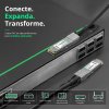Cabo 40G QSFP+ para QSFP+ 7m, DAC Direct Attach Copper, Twinax Cabo PVC 24AWG Miljet