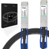 Cabo 100G QSFP28 para QSFP28 3m, DAC Direct Attach Copper, Twinax Cabo PVC 26AWG Miljet