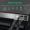 Cabo 400G QSFP-DD para QSFP-DD 2m, PAM4, DAC Direct Attach Copper, Twinax Cable PVC 28AWG Miljet