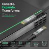 Cabo 400G QSFP-DD para QSFP-DD 2m, PAM4, DAC Direct Attach Copper, Twinax Cable PVC 28AWG Miljet